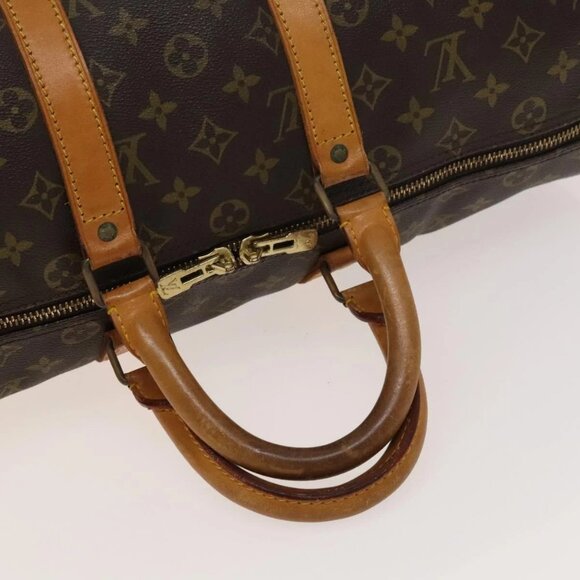 LOUIS VUITTON Monogram Keepall 45 Boston Bag M41428 LV Auth 129657 - Picture 8 of 16